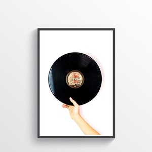 Queen Vinyl Record Print, Downloadable Print, Record Wall Decor, Bohemian Rhapsody, News of the World, Rock n Roll, Gift for Musician