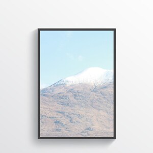 Berg Druck, herunterladbare Druck, große Poster, Urban Outfitters, Blauer Berg Kunstdruck, Landschaft, Fotografie