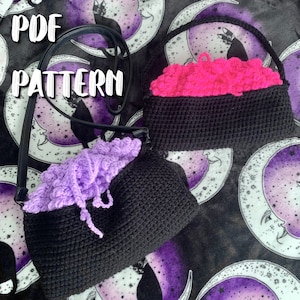Witches Brew (Switch Cover & Purse) *PDF Pattern- Crochet*