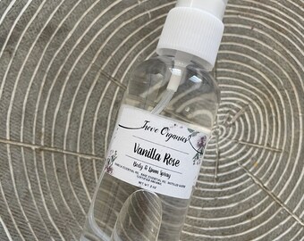 Body Spray | Body Spray for Women | Organic Body Spray | Body Mist |  Essential Oil Perfume |  Aromatherapy Body Spray  | Orange Vanilla