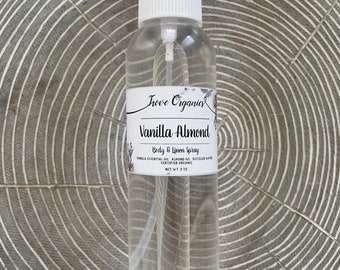 Body Spray | Body Spray for Women | Organic Body Spray | Body Mist |  Essential Oil Perfume |  Aromatherapy Body Spray  | Orange Vanilla