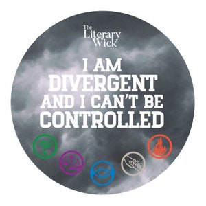 I Am Divergent And I Can't Be Controlled Candle