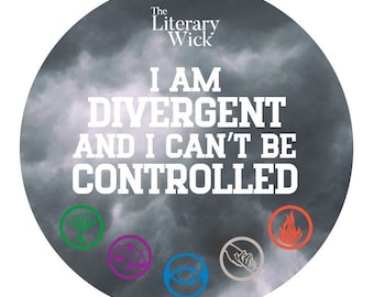 I Am Divergent And I Can't Be Controlled Candle