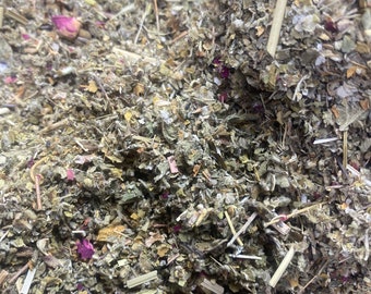 no.72 lemongrass rose passionflower raspberry mullein damiana marshmallow HERBAL BLEND MIXTURE organic