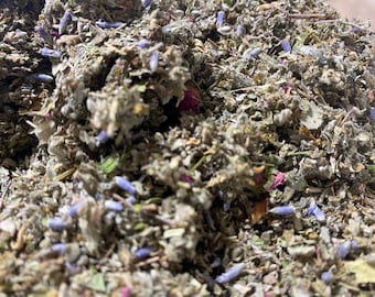 Organic No.64 Herbal Blend: Rose, Lavender, Damiana, Mullein and more!