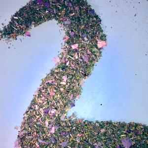 marshmallow skullcap mullein passionflower pink lotus flowers - organic no.2 HERBAL BLEND MIXTURE