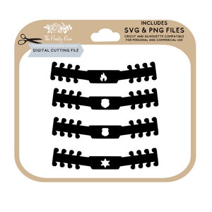 Ohrschoner svg, Notfallpersonal, Chirurgische Maskenhalter svg, Bundle, Ear Saver Template für Gesichtsmaske, zur Verwendung mit Cricut und Silhouette