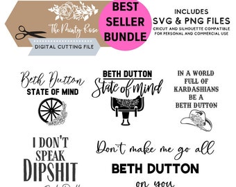 Download Beth Dutton Svg Etsy PSD Mockup Templates