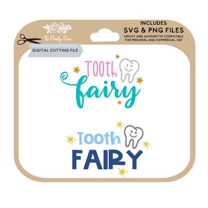 Fée des dents svg, dessins de fées des dents pour garçons et filles, images clipart de fée des dents, dessins de sacs de fée des dents, fichiers de découpe de silhouette svg et png cricut