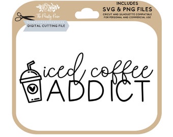 Free Free 196 Iced Coffee Addict Svg SVG PNG EPS DXF File
