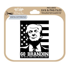 Gift Sticker : FJB Lets Go Brandon Funny Viral Meme Trump Supporter F**ck  Joe