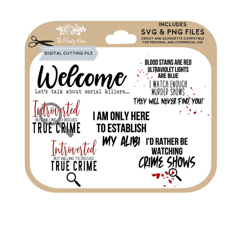Download True crime svg bundle crime show svg murder mystery true ...