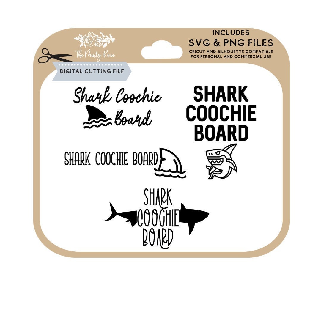 Download Shark Coochie Board Svg Mini Bundle Funny Charcuterie Board Etsy