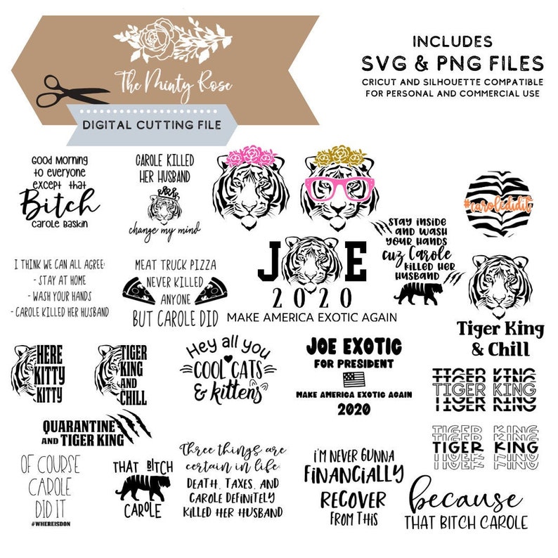 Free Free Tiger King Svg 340 SVG PNG EPS DXF File