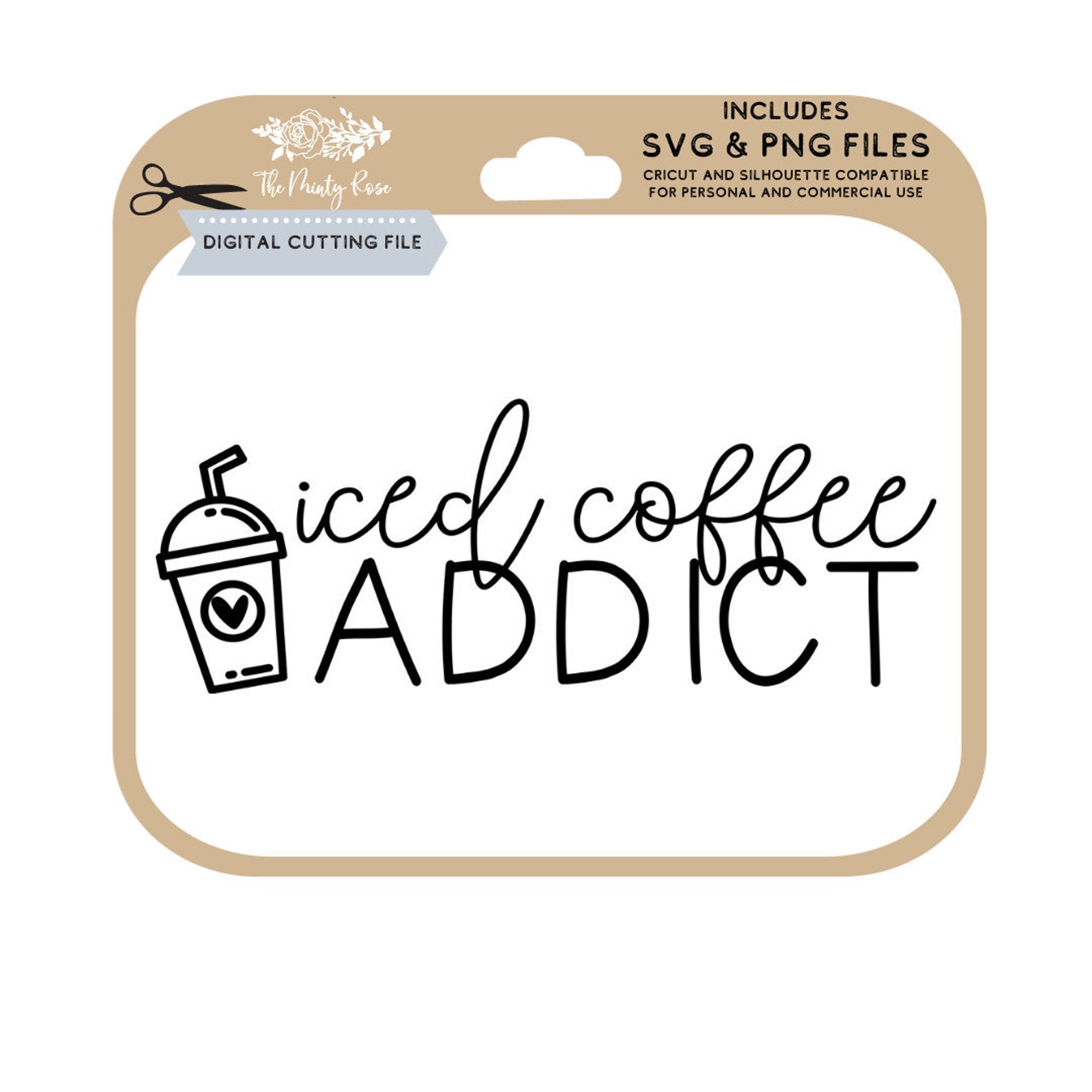 Iced Coffee Addict Svg Coffee Svg Caffeine Queen Teacher - Etsy
