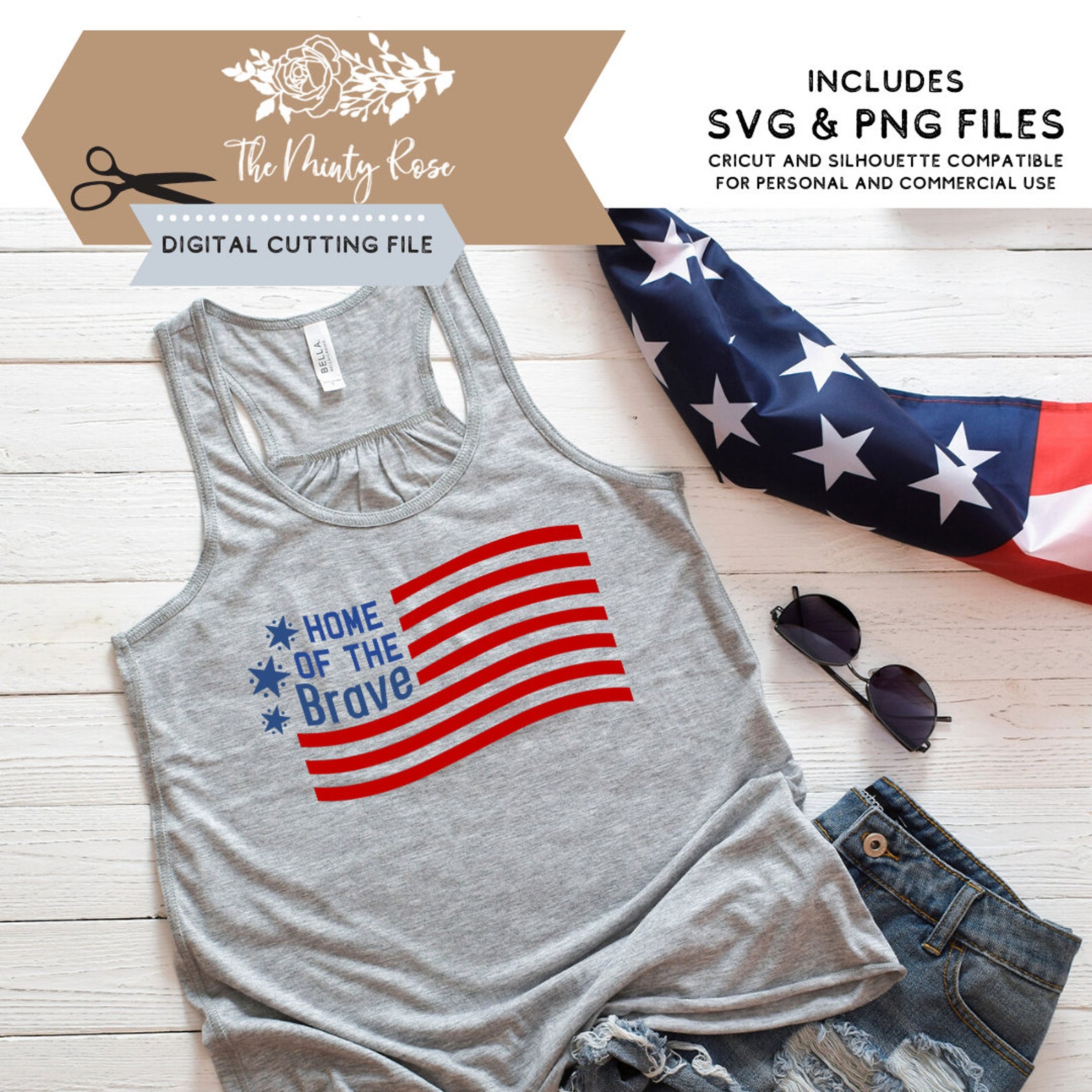 home of the brave svg