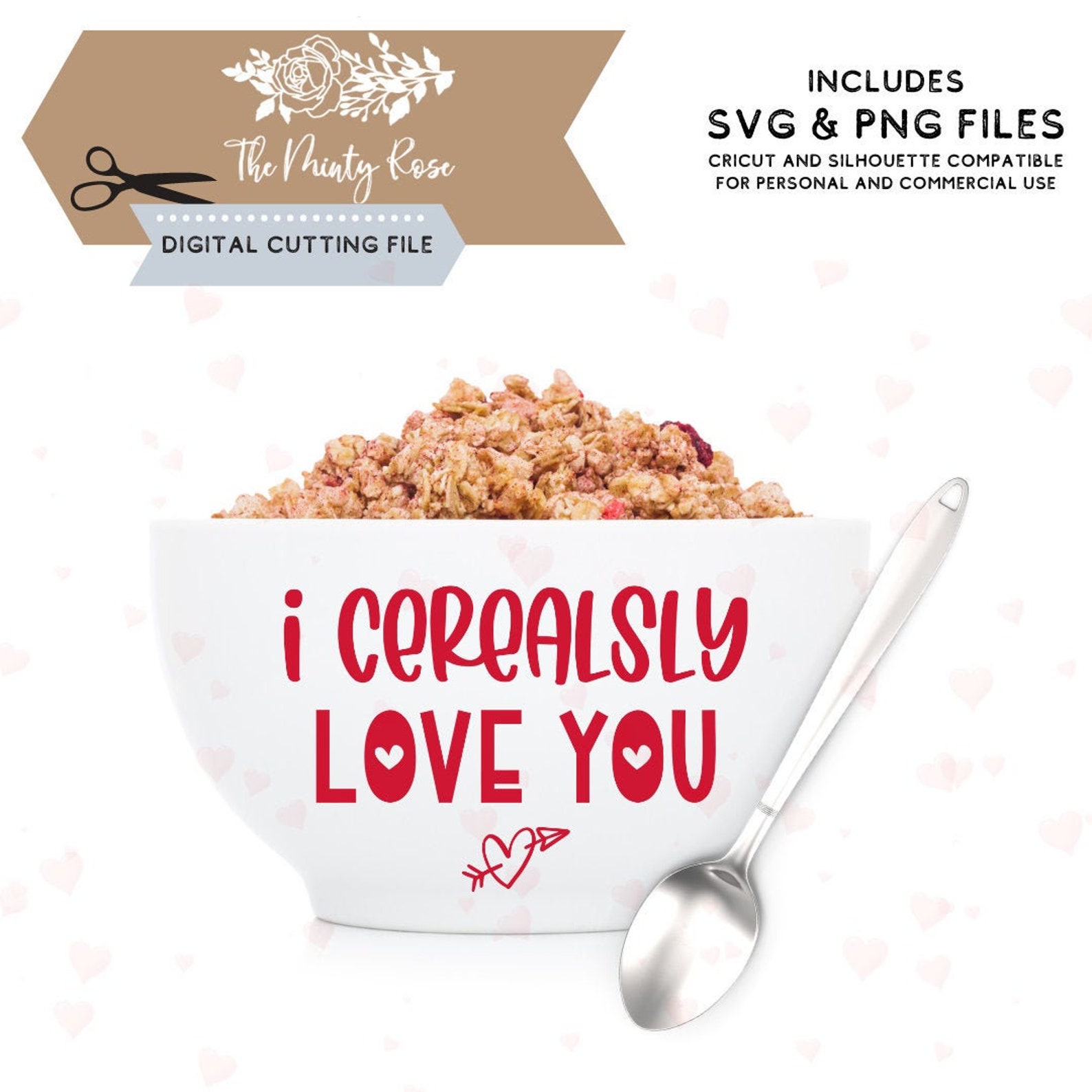 Download I cerealsly love you svg cereal Valentines svg Valentines ...