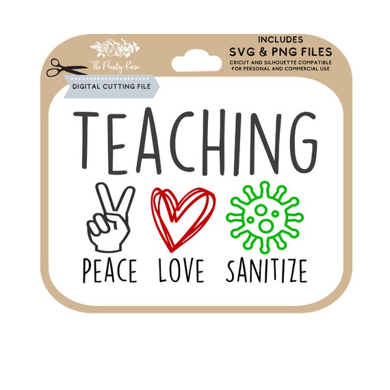 Free Free 126 Peace Love Teach Svg Free SVG PNG EPS DXF File