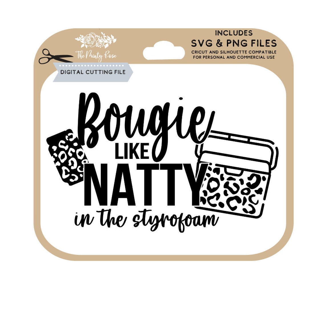 Bougie Like Natty in the Styrofoam Svg Beer Cooler Leopard - Etsy