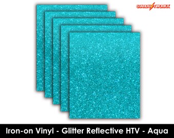 Stardustworkx Glitter Reflective HTV Gold 10 X 12 Heat Transfer