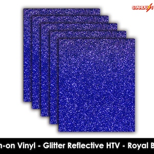  Firefly Craft Heat Transfer Vinyl Sheets - Royal Blue HTV -  Iron On Vinyl for Cricut, HTV Vinyl Sheets, Vinyl Iron On, Easy Cut & Weed,  Compatible with Cricut & Silhouette