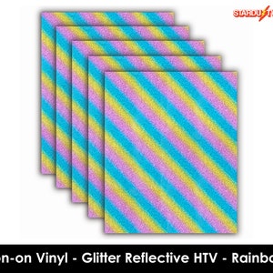 Glitter Heat Transfer Vinyl, HTV Glitter, Cricut Glitter Vinyl, Glitter  Vinyl Sheets, Iron On, Vinyl Bundle, Craft Vinyl 
