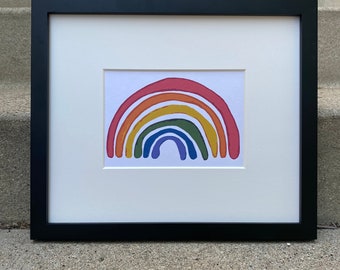 Rainbow Nursery Art, Rainbow Print, Rainbow Wall Art, Rainbow Poster, Nursery Decor, Rainbow Printable, Kids Decor, Rainbow Decor, Kids Art
