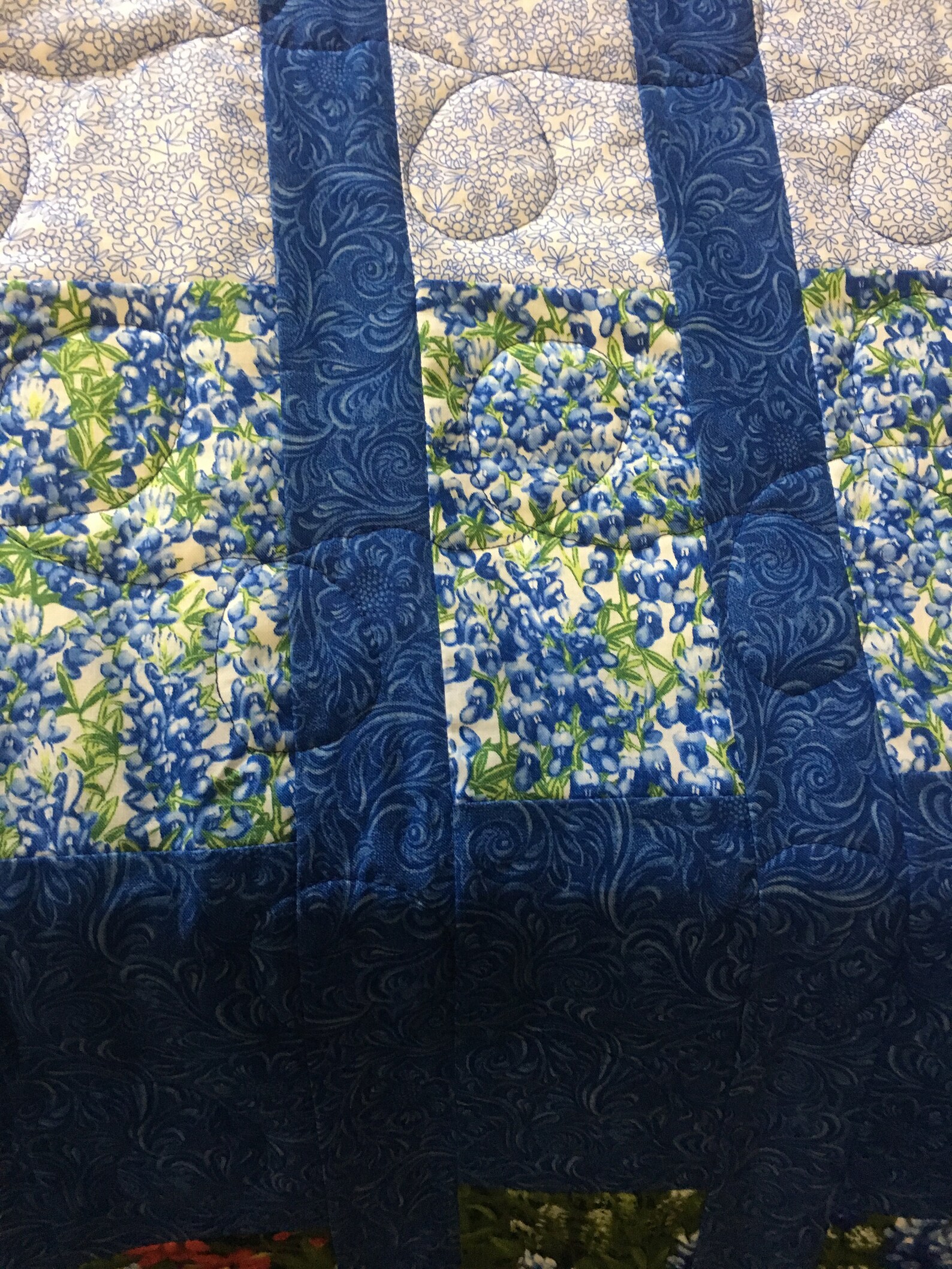 Texas Bluebonnet Quilt Etsy My bluebonnet sue quilt