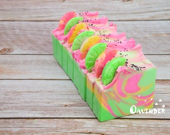 Cucumber Soap | Melon Soap - Fruit Soap - Summer Soap - Fruit Soap - Handmade Artisan Soap