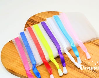 Eco-Friendly Soap Saver Pouch: Mesh Bag for Storage, Drying & Exfoliation - Reusable Bath Accessory