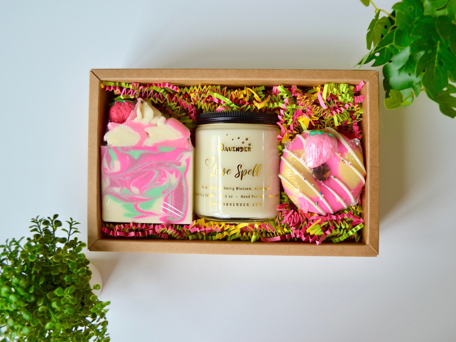Strawberry Box Strawberry Gift Set Strawberry Gift For Her Etsy