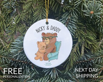 Father daughter ornament | Etsy