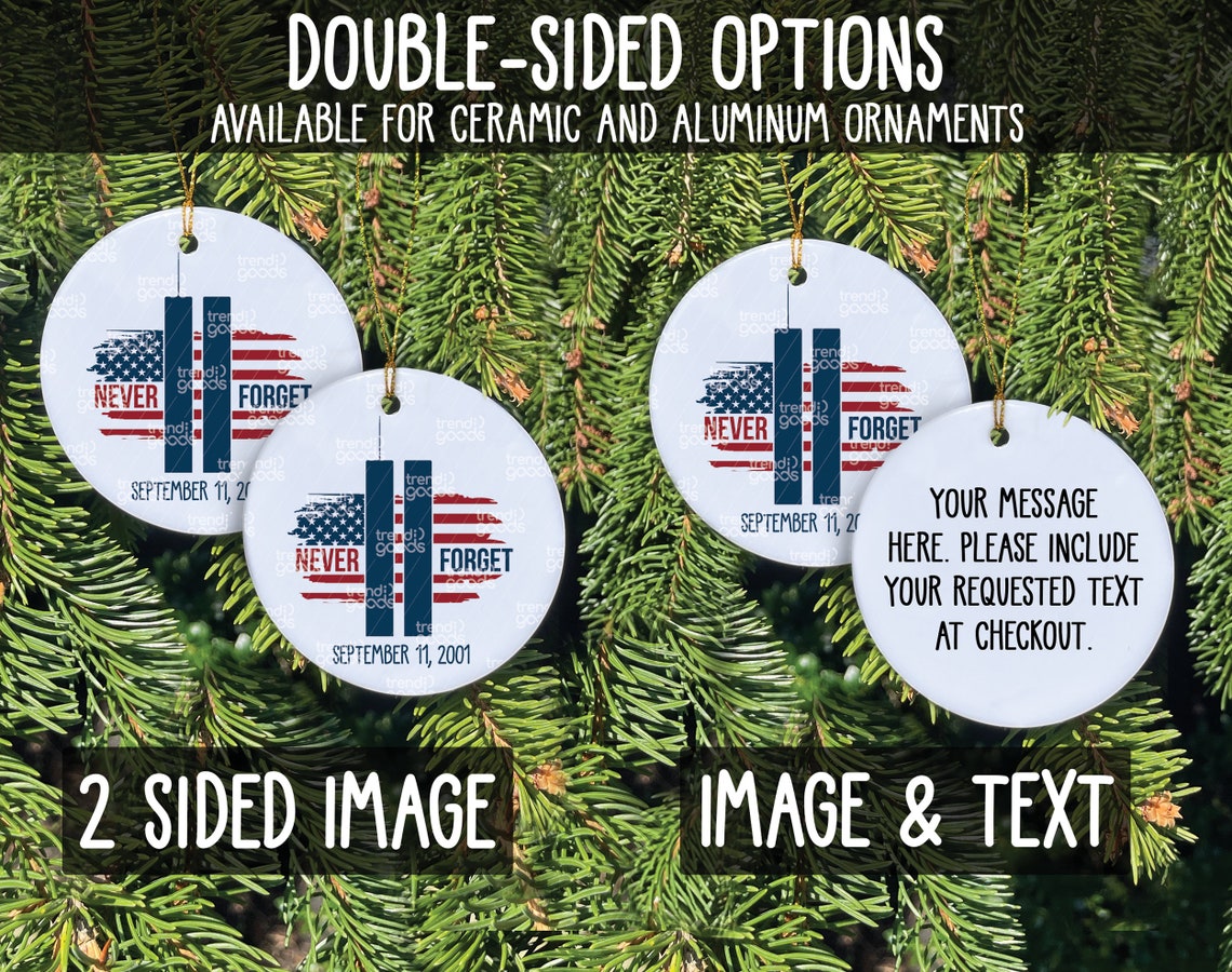 World Trade Center Ornament September 11 Ornament Never - Etsy