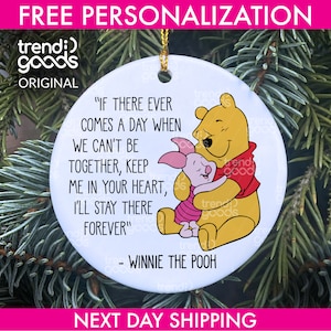 Winnie The Pooh Piglet Ornament, Winnie The Pooh Ornament, Piglet Ornament, Winnie The Pooh Christmas, Pooh Bear Ornament 2024, Pooh Disney