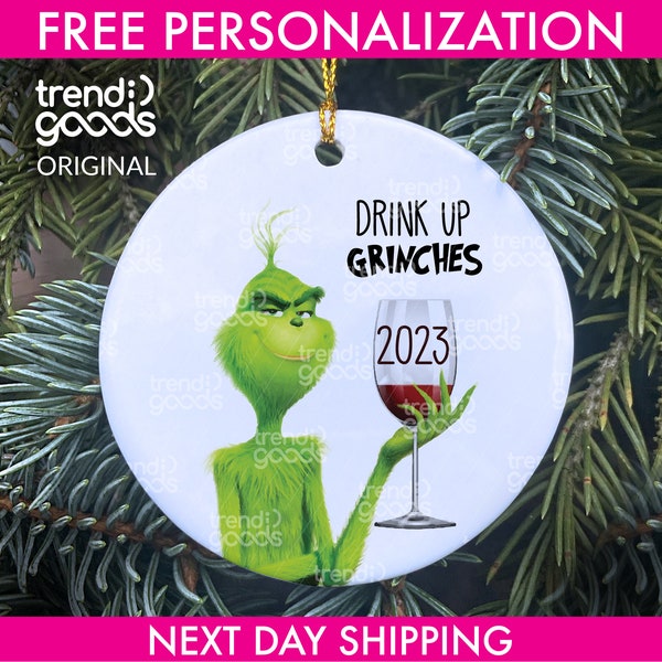 Grinch 2024 Ornament Etsy