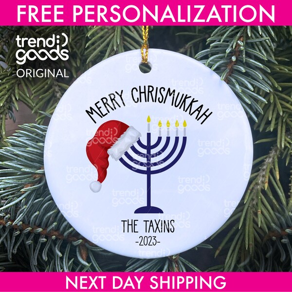 Hanukkah Ornament Etsy