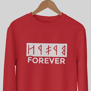 Magyar FOREVER Hungarian Sweatshirt, Hungary Gift, Hungarian Clothing, Old Hungarian Alphabet Crewneck, Hungarian Heritage Sweater, Magyar