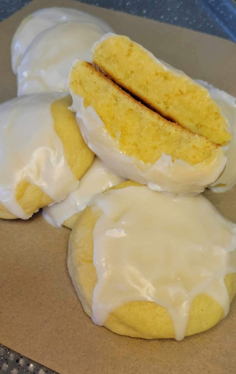 Gooey Vanilla Butter Cake Cookie Recipe/Giant Cookie Recipes/Gourmet Cookies/Kentucky Butter Cake/Desserts zdjęcie 7