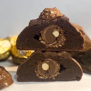 MODIFICATION of Triple Chocolate Chunk Cookie Recipe/Chocolate Hazelnut MODIFICATION/Gourmet Cookies/Cookie