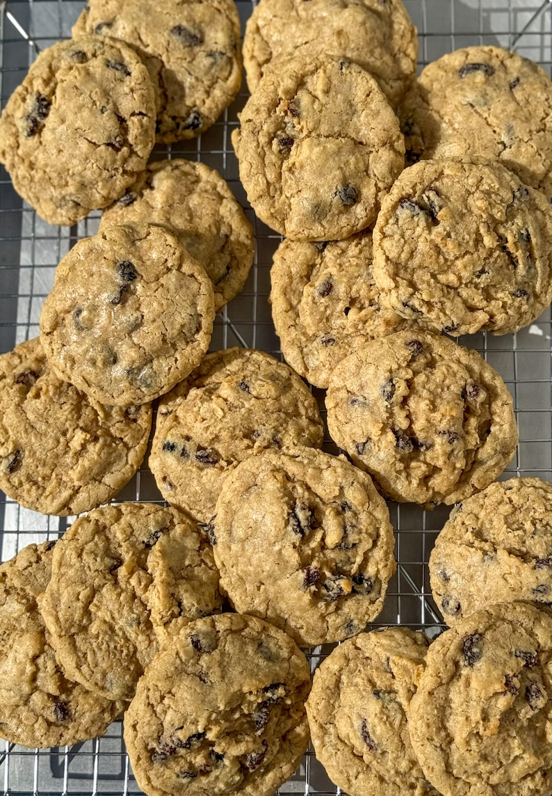 Secret Ingredient Oatmeal Raisin Cookie Recipe/Not Your Grandmas Oatmeal Raisin/Gourmet Cookie Recipes/Cookies/Dessert image 3
