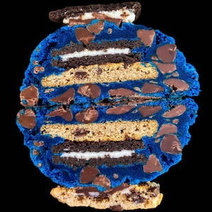 Giant Cookie NOM-ster Cookie Recipe/Stuffed Cookies/Gourmet Cookies/Dessert