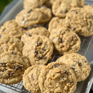 Secret Ingredient Oatmeal Raisin Cookie Recipe/Not Your Grandmas Oatmeal Raisin/Gourmet Cookie Recipes/Cookies/Dessert image 2