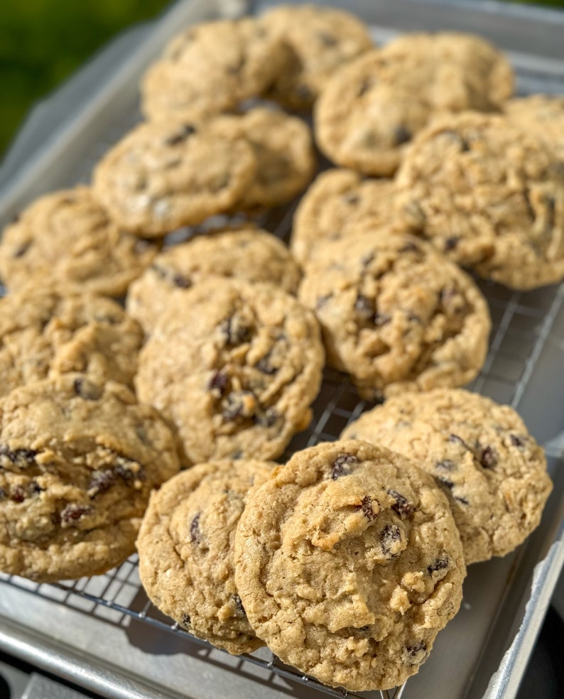Secret Ingredient Oatmeal Raisin Cookie Recipe/Not Your Grandmas Oatmeal Raisin/Gourmet Cookie Recipes/Cookies/Dessert image 2