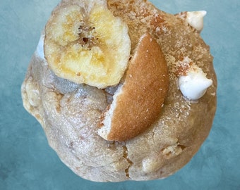 Banana Pudding Cookie Recipe/Chocolate Chip Banana Bread/Bananas Foster/Banana Dulce/Cookie Recipes/Gourmet Cookies/Stuffed/Desserts