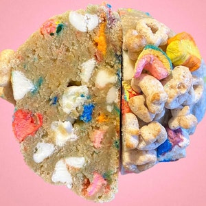 Mallow Cereal Lucky Cookie Recipe/Giant Cookie Recipes/Dessert