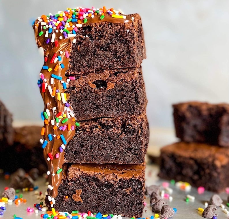 The Ultimate Brownie Recipe/Chocolate Brownies/Chewy Brownie Recipe/Gourmet Brownies/Gourmet Bars/Dessert image 2
