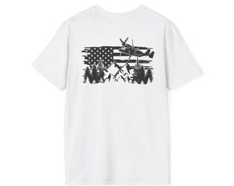 American Flag, Scenic, CV-22 Osprey Shirt