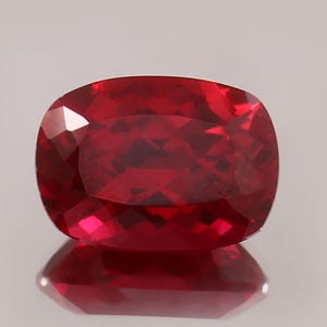 AAA+ Blood Red Mozambique Loose Gemstones Ruby Cushion Cut (16x12 MM)