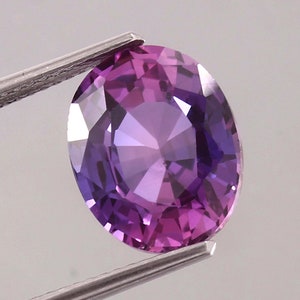 AAA Flawless Bi Color Ceylon Purple Pink Sapphire Loose Oval Gemstone Cut, Fine Quality Sapphire Ring & Jewelry Making Gemstone Cut 12x10 MM