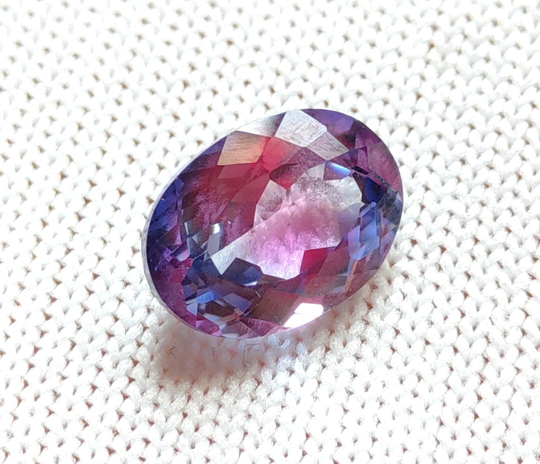 AAA+ Bi-color Ceylon Sapphire Gemstone: 13x10mm Oval Loose Stone - Etsy